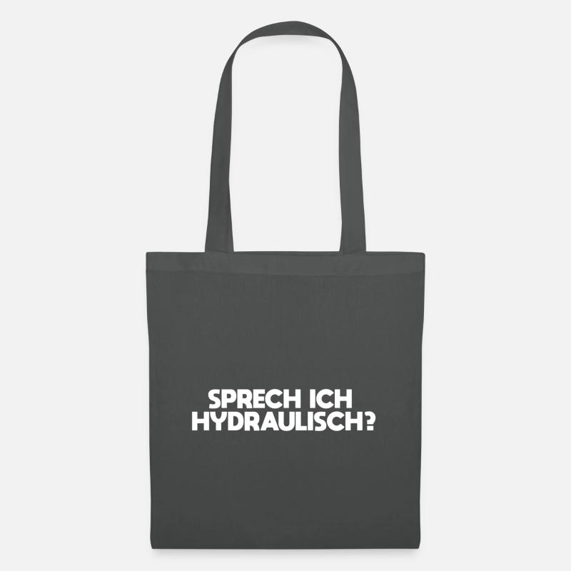 Sprech ich hydraulisch? - Stoffbeutel - Graphite