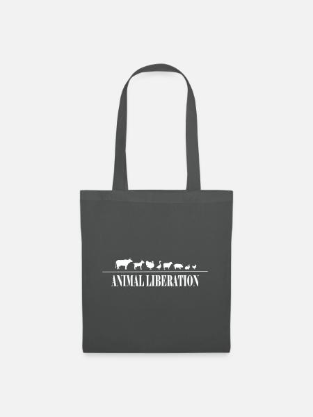 Animal liberation - Stoffbeutel - Graphite