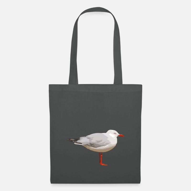 Möwe - Stoffbeutel - Graphite
