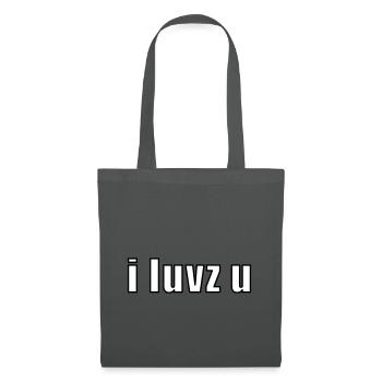 i luvz u - Sac en tissu - gris graphite - Devant