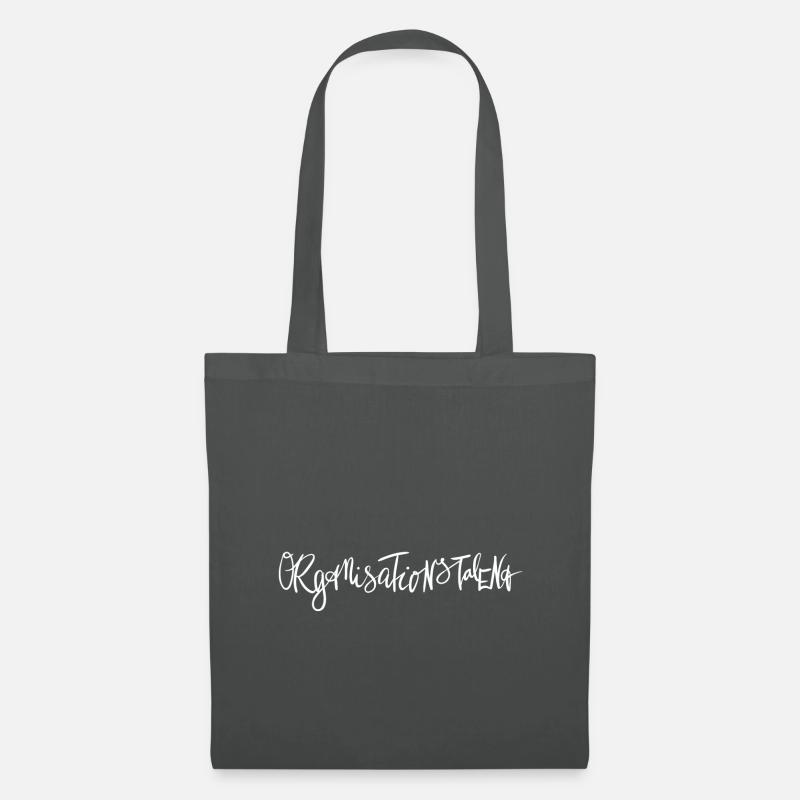 Organisationetalent - Stoffbeutel - Graphite