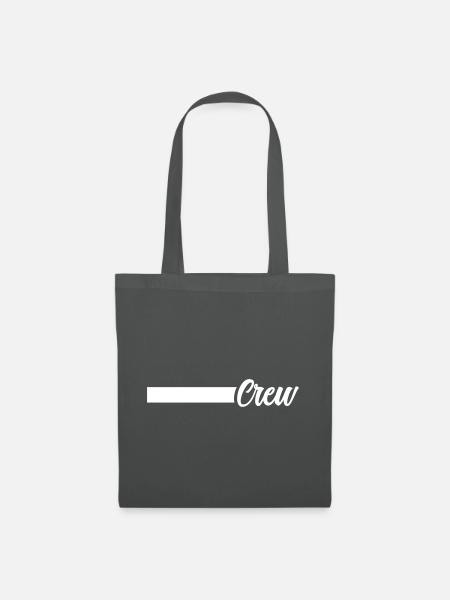 crew strich - Stoffbeutel - Graphite