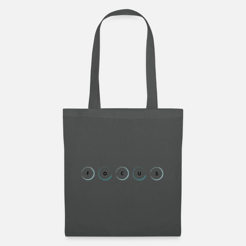 Focus Circles - Tote Bag - graphite grey