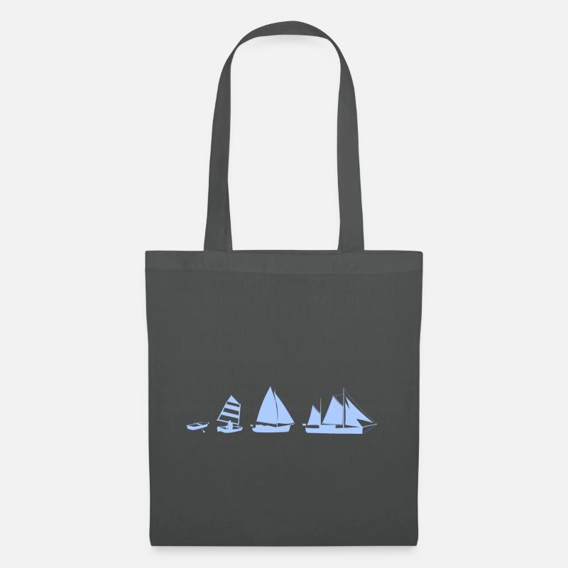 sailing - Tote Bag - graphite grey