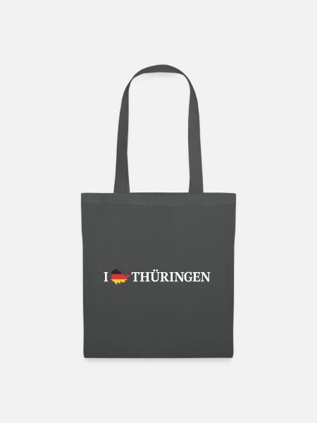 I love Thüringen Deutschland - Stoffbeutel - Graphite