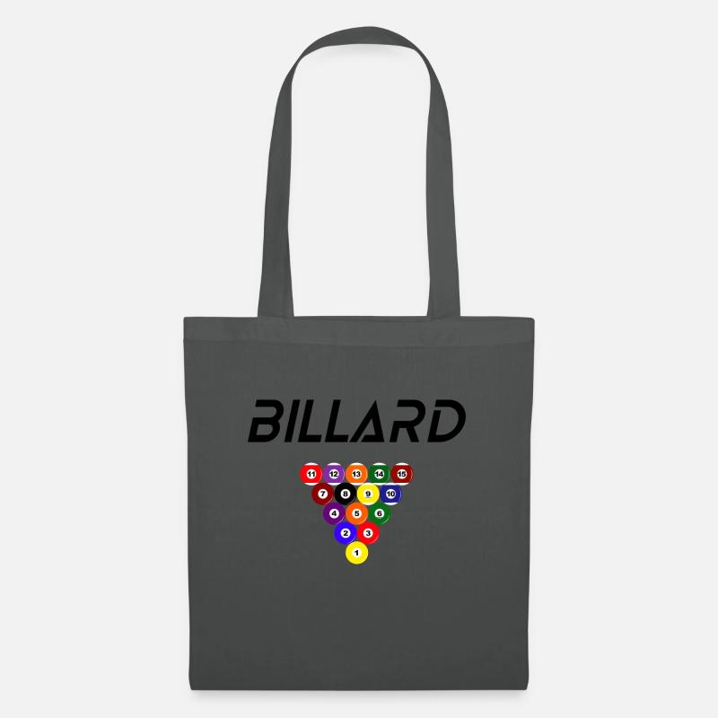 Billard - Stoffbeutel - Graphite