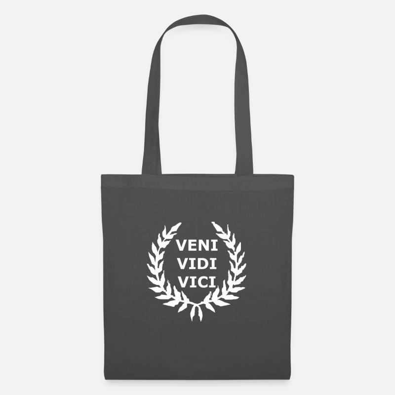 Caesar Veni Vidi Vici - Stoffbeutel - Graphite