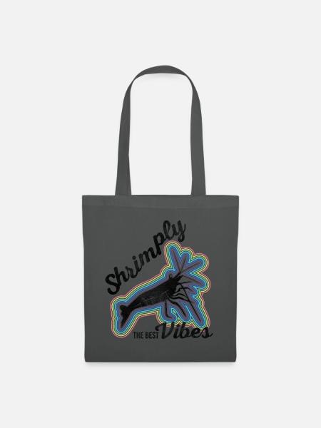 Shrimply the best vibes - Stoffbeutel - Graphite