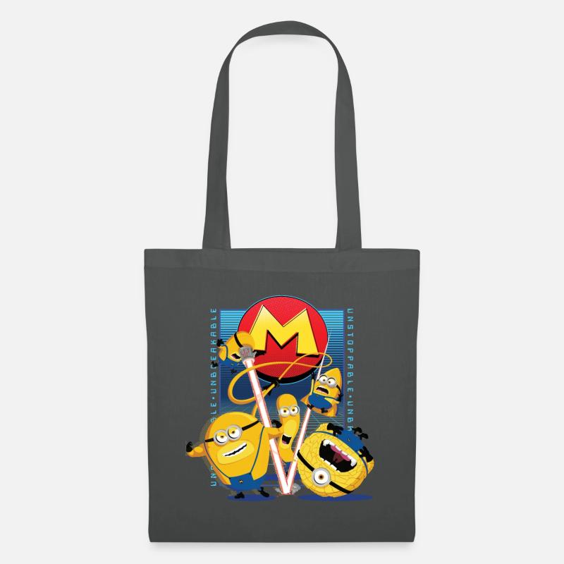 Minions Mega Minions With Super Powers - Tote Bag - graphite grey