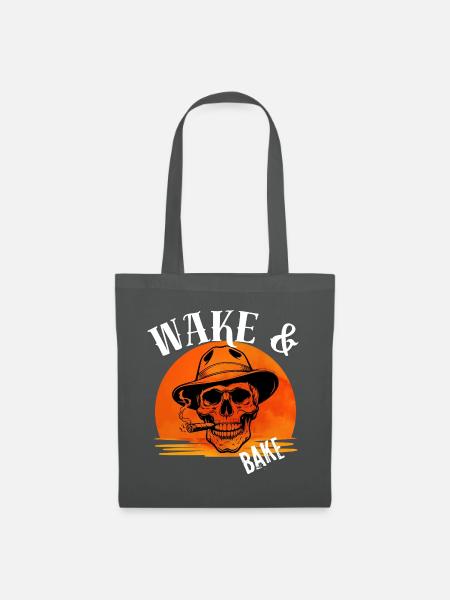 Skull Sunset Tobacco - Stoffbeutel - Graphite