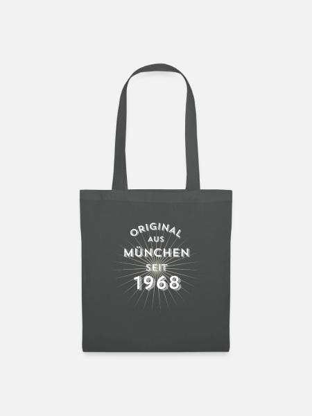 Original aus München seit 1968 - Stoffbeutel - Graphite