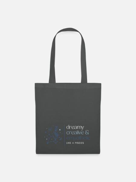 Pisces Zodiac Pisces - Tote Bag - graphite grey