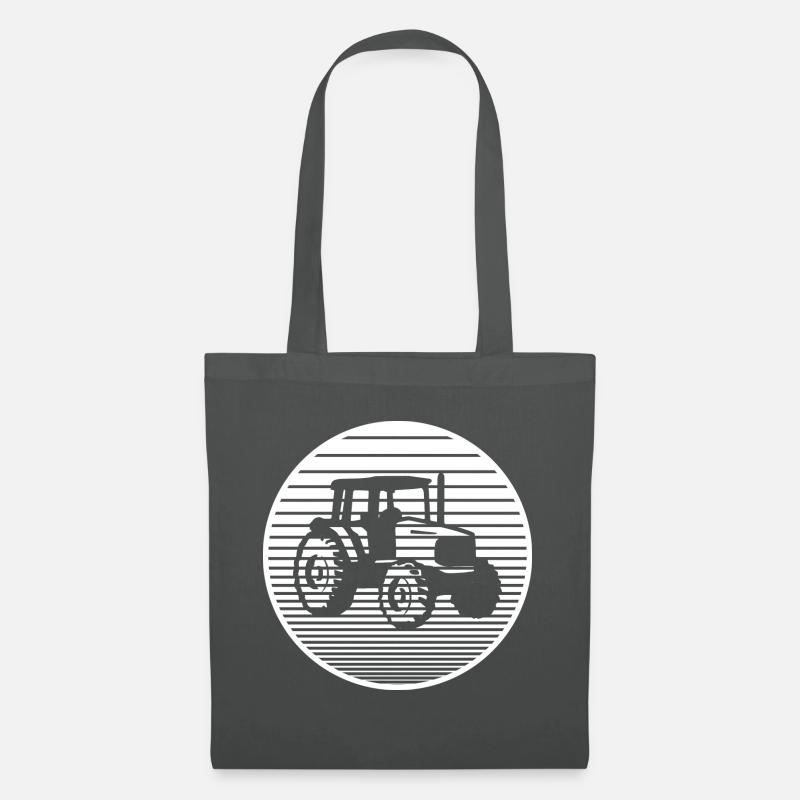Traktor - Stoffbeutel - Graphite