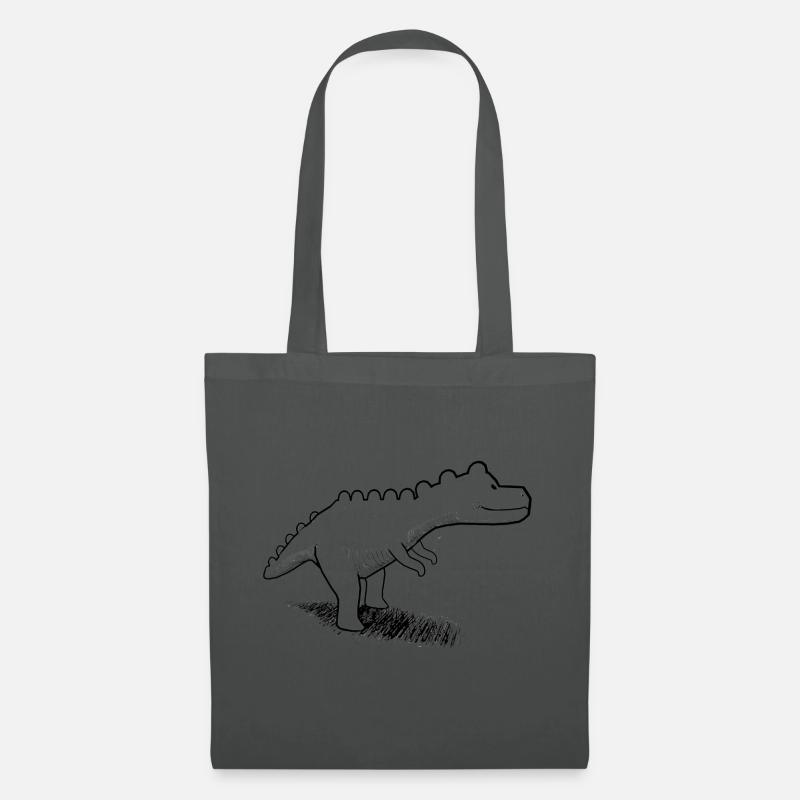 Cute Dinosaur - Stoffbeutel - Graphite