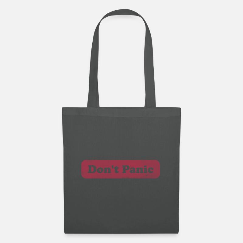Don't Panic - Hitchhiker - Stoffbeutel - Graphite
