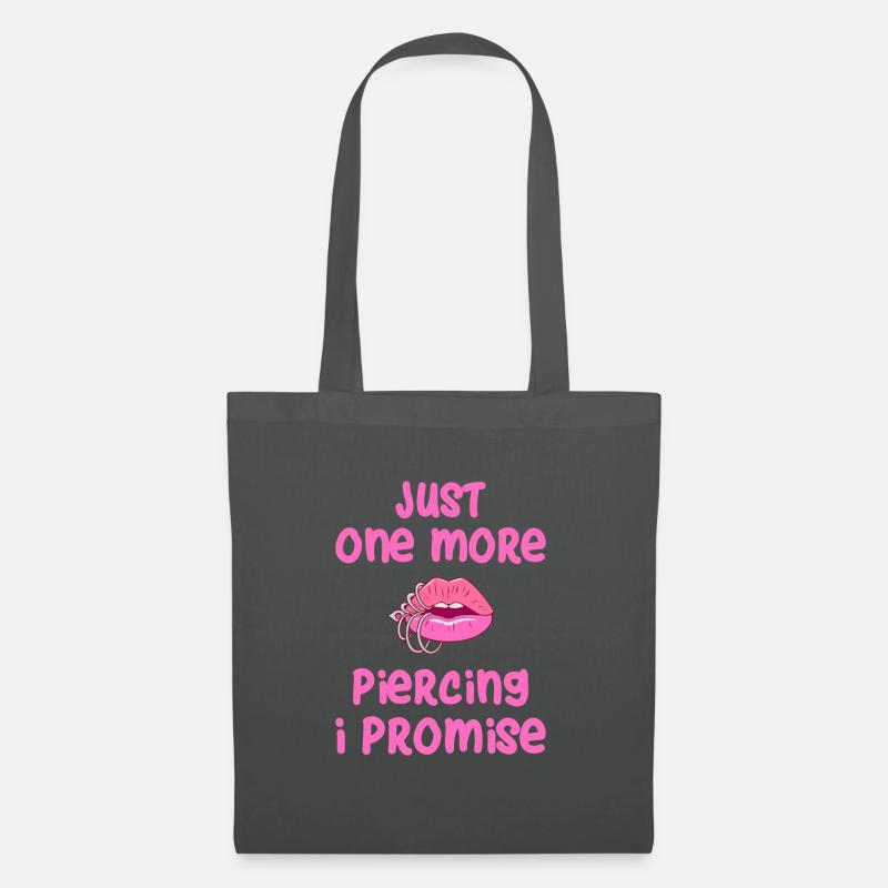 Juste un piercing de plus - Sac en tissu - gris graphite