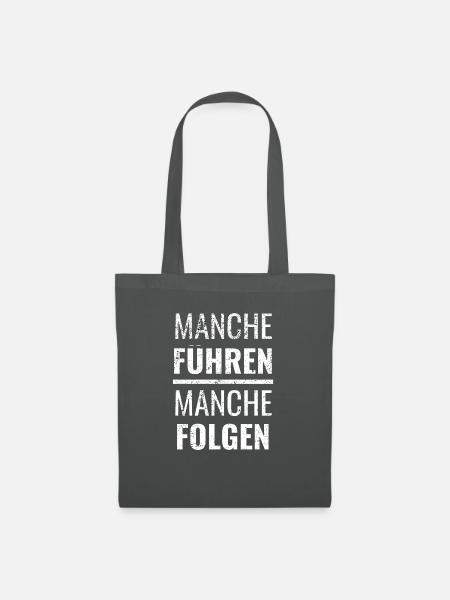 Manche Führen Manche Folgen für Rocker - Stoffbeutel - Graphite
