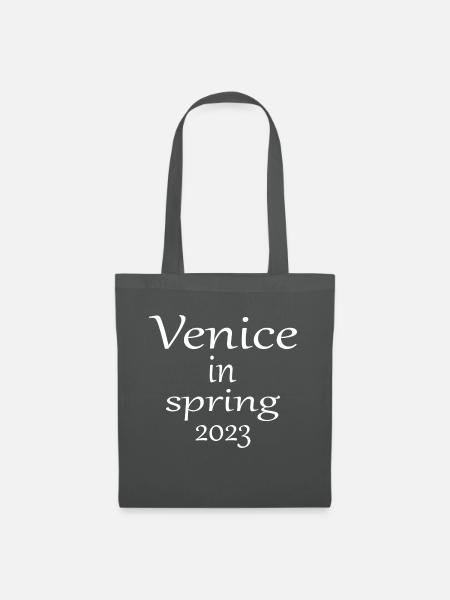Venice in spring 2023 - Stoffbeutel - Graphite