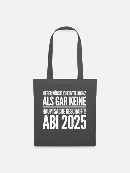 Abi Geschenk - Stoffbeutel - Graphite