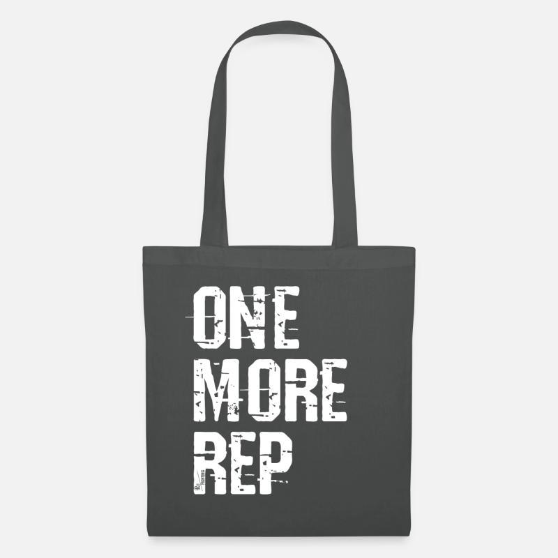 OneMoreRep - Stoffbeutel - Graphite