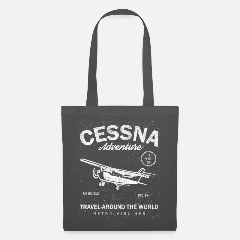 Cessna - Stoffbeutel - Graphite