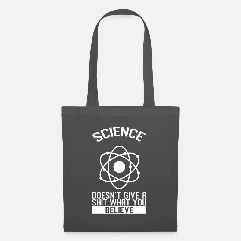 Glaube An Die Wissenschaft Nerd Geschenk - Stoffbeutel - Graphite