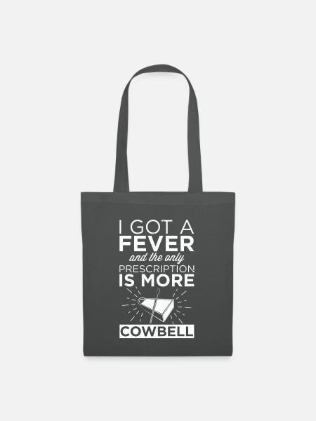More Cowbell Musician Music Instrument Gift - Stoffbeutel - Graphite