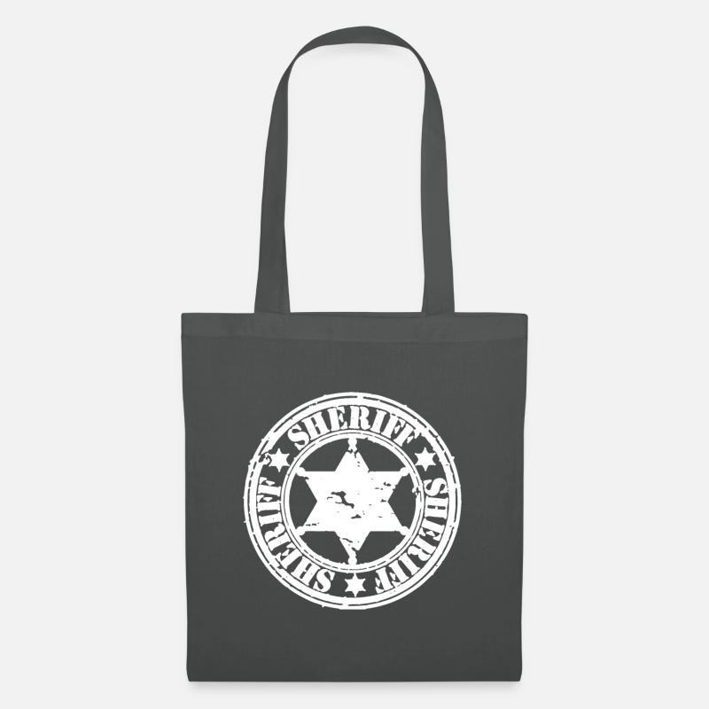 SHERIFF STERN GESCHENKIDEE - Stoffbeutel - Graphite