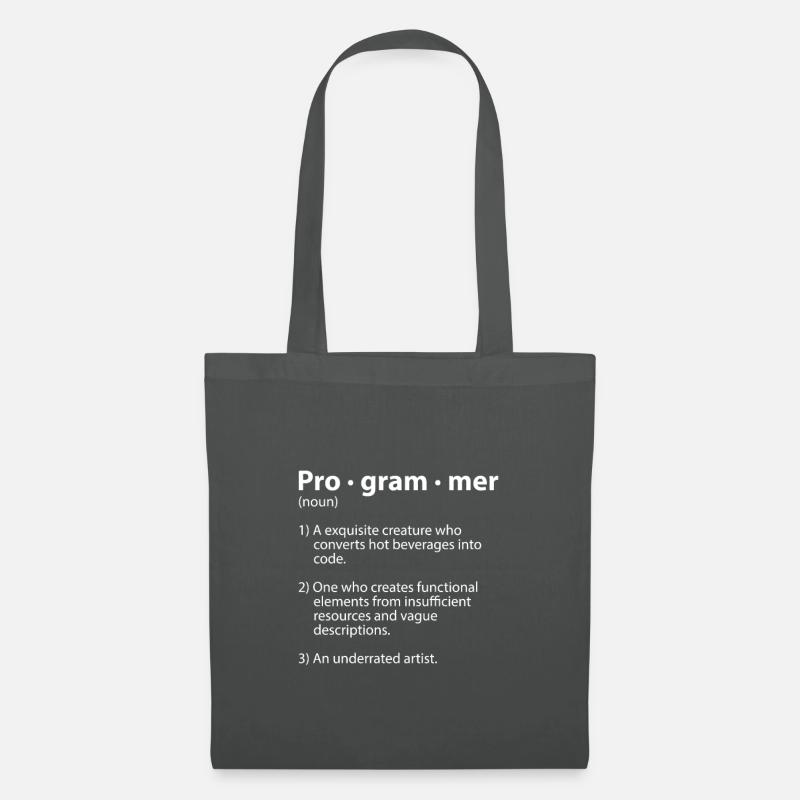 Programmer - Sac en tissu - gris graphite
