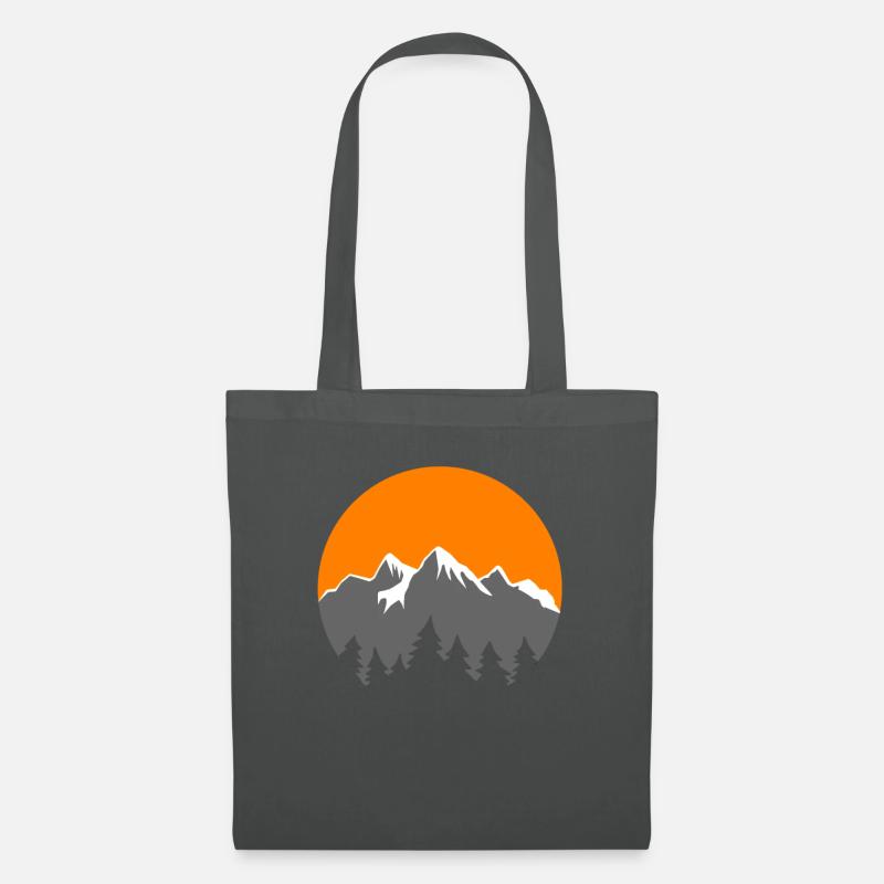 mountains - Tote Bag - graphite grey
