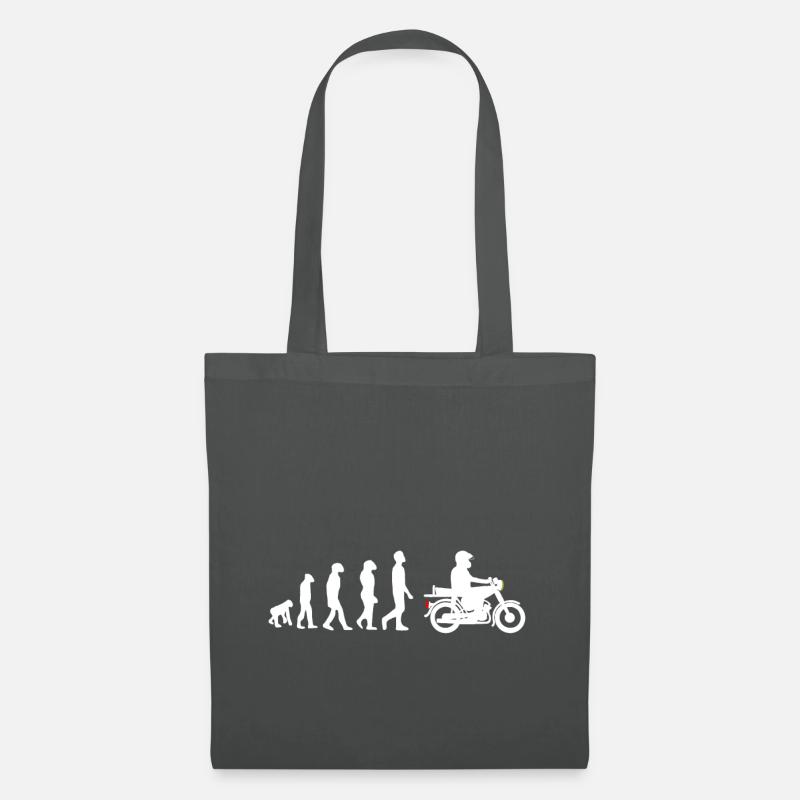 Evolution de 2 horloges Simson - Sac en tissu - gris graphite