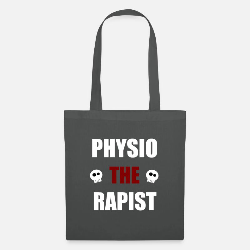Physiotherapeut witzig - Stoffbeutel - Graphite