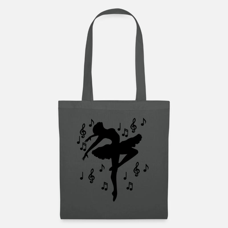 Ballett - Stoffbeutel - Graphite