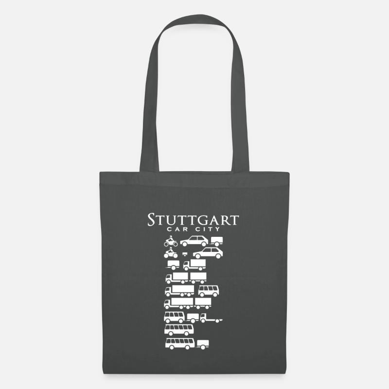STUTTGART Tshirt Souvenir Andenken Geschenkidee - Stoffbeutel - Graphite