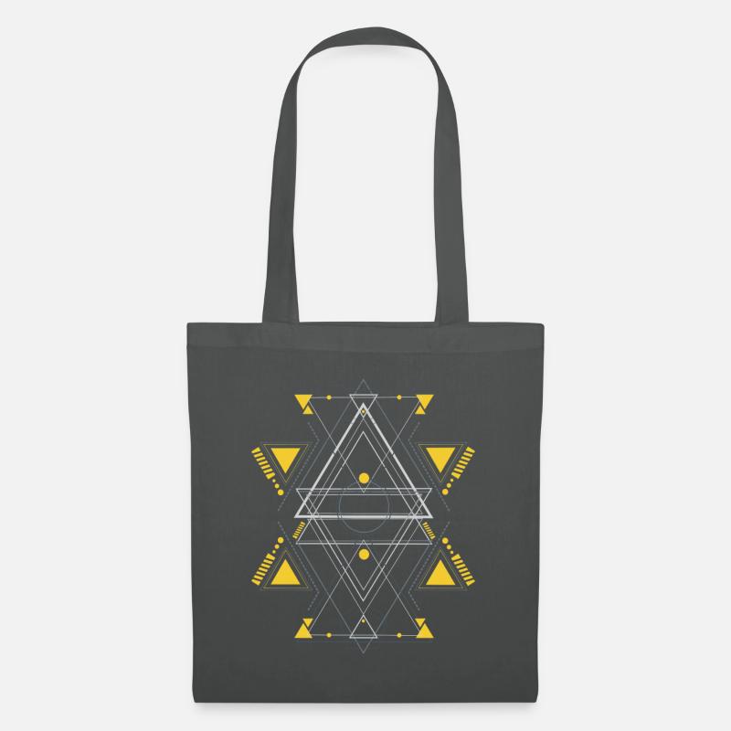Geometrie - Stoffbeutel - Graphite