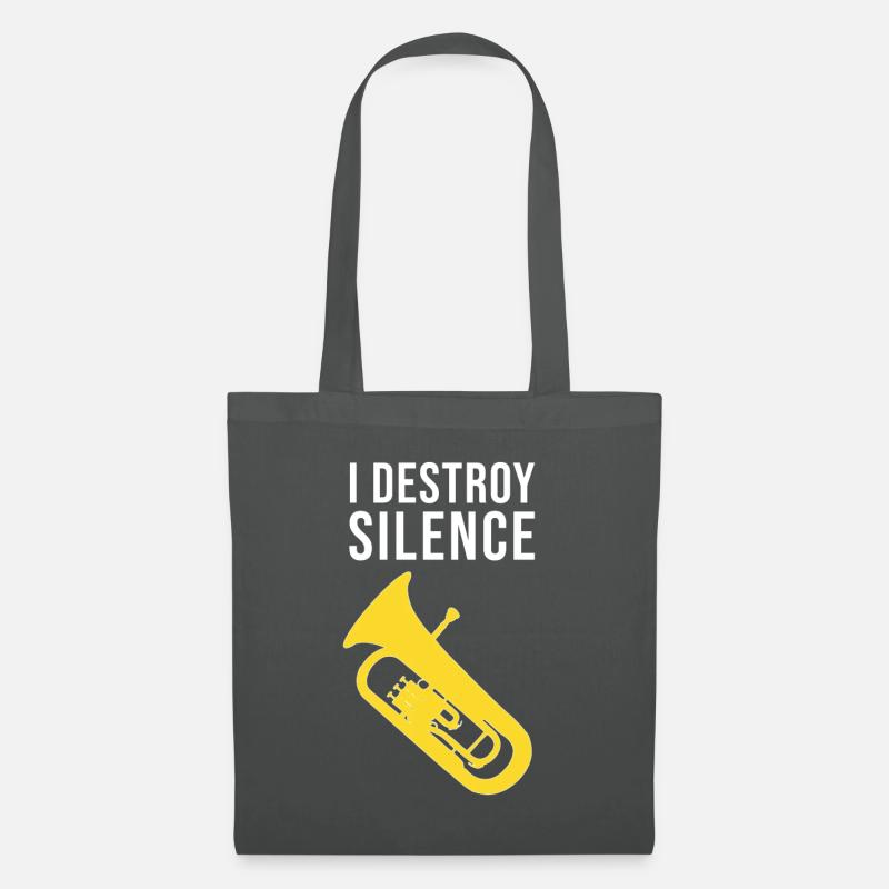 Euphonium - I DESTROY SILENCE - Stoffbeutel - Graphite