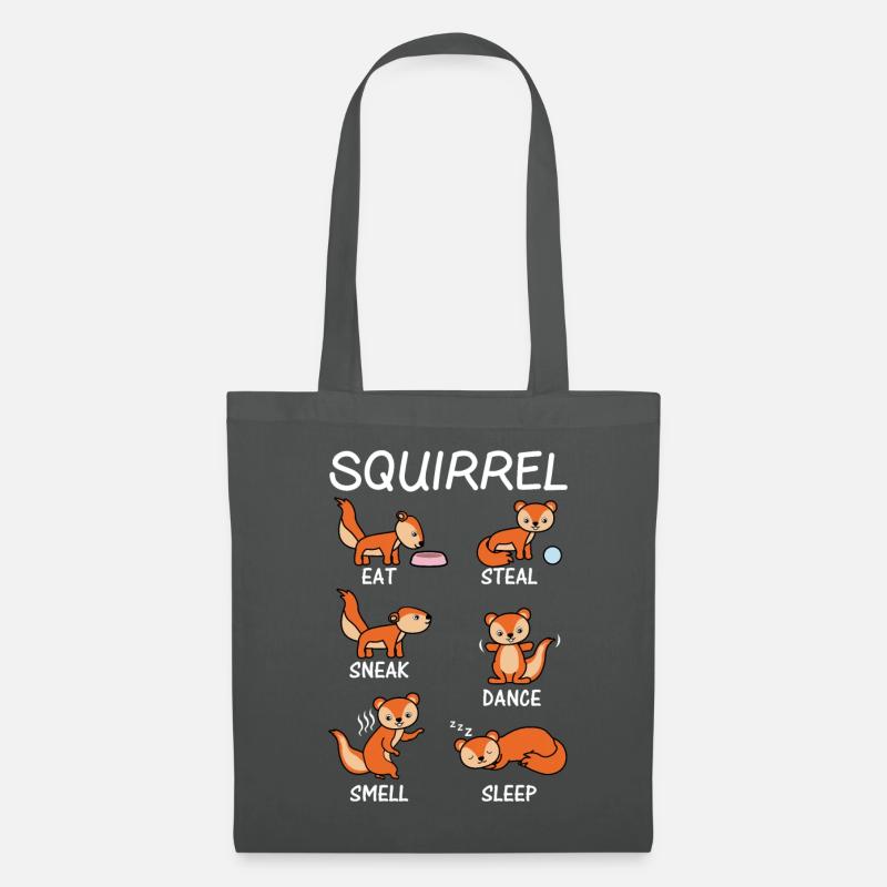 squirrel - Tote Bag - graphite grey