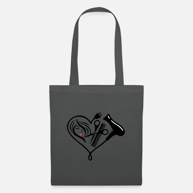 Friseur Tee - Stoffbeutel - Graphite