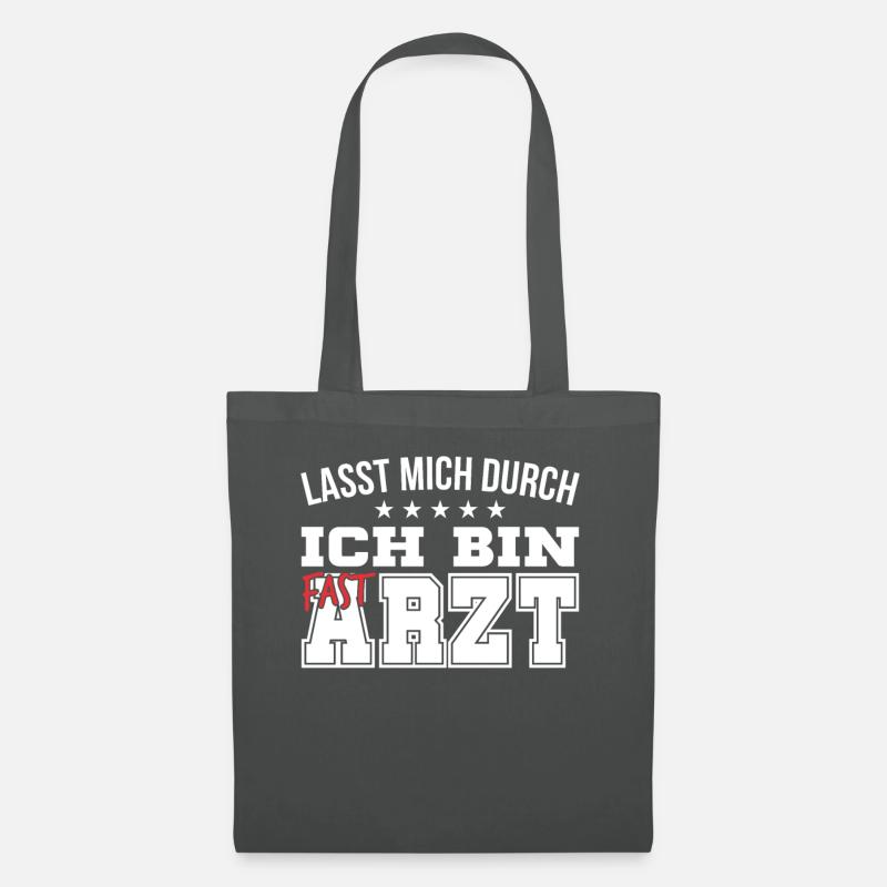 Fast Arzt - Stoffbeutel - Graphite