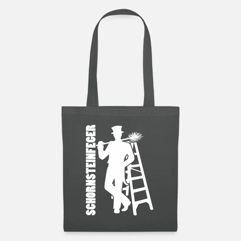 Schornsteinfeger Kaminkehrer - Stoffbeutel - Graphite