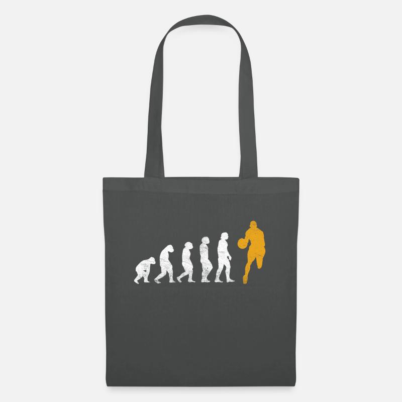 Evolution du basket - Sac en tissu - gris graphite
