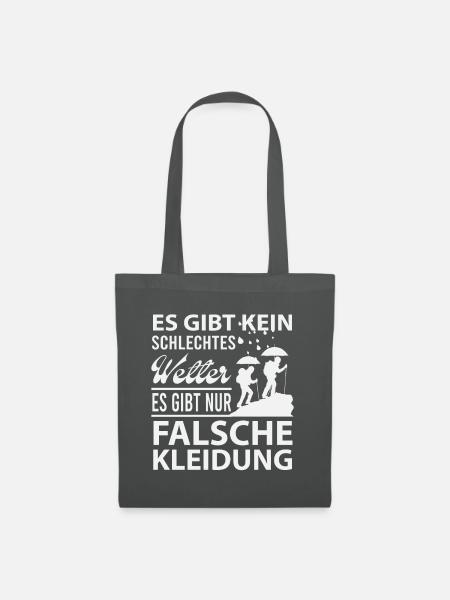 Wanderer Wander-Freunde - Stoffbeutel - Graphite