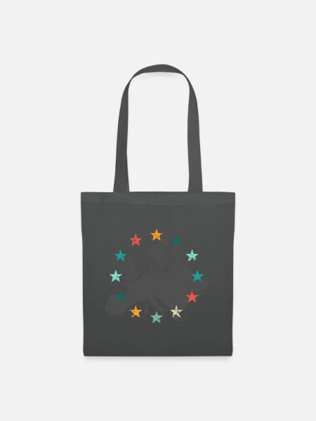 EUROPA Geschenk Europäische Union - Stoffbeutel - Graphite