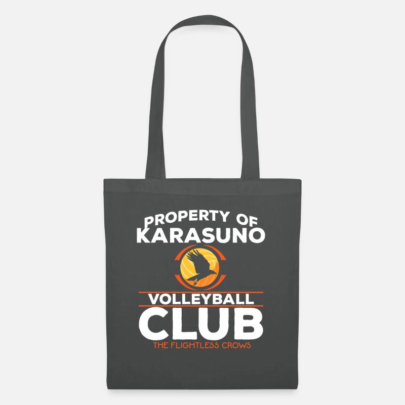 Team Karasuno - Stoffbeutel - Graphite