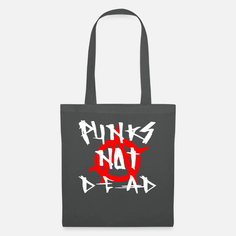 Punk's Not Dead - Stoffbeutel - Graphite