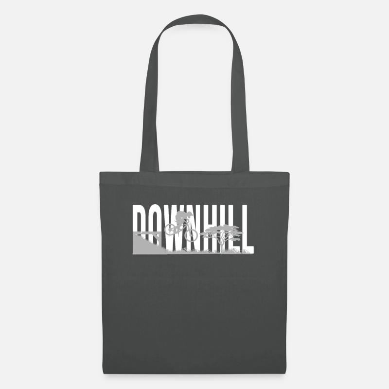 Downhill bikers - Stoffbeutel - Graphite