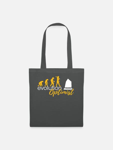Evolution Of Optimists - Stoffbeutel - Graphite