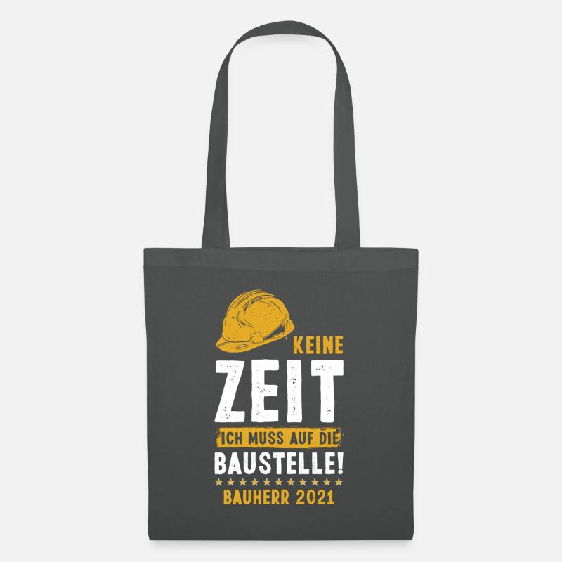 Bauherr 2021 - Stoffbeutel - Graphite
