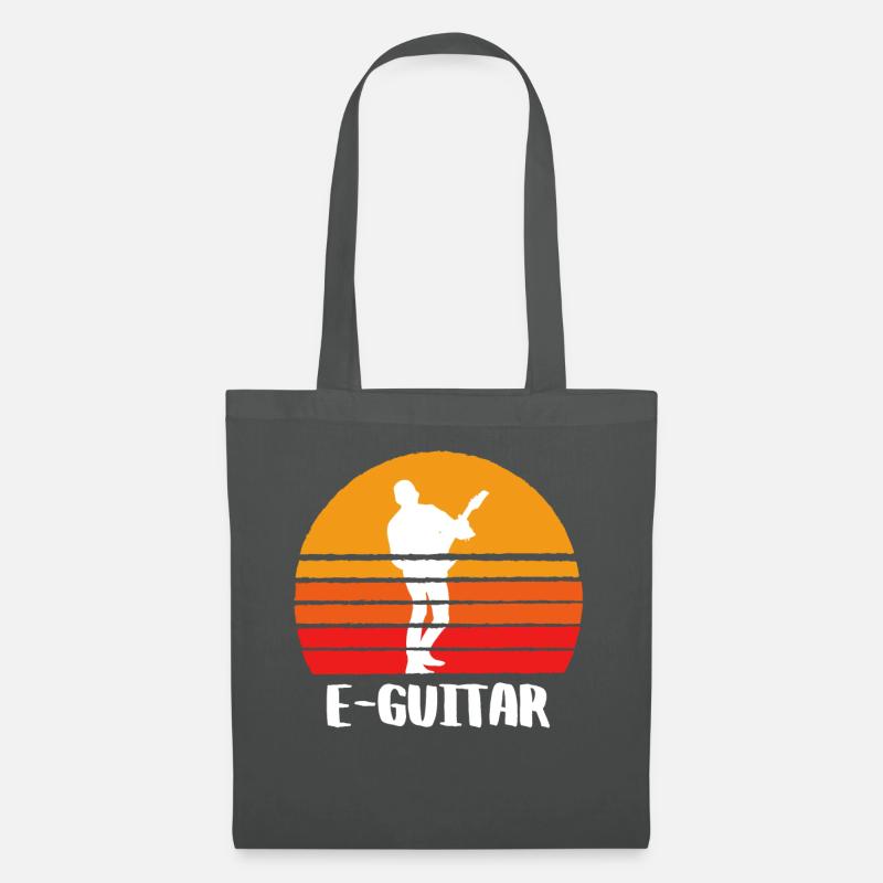 E-Guitar Sunset - Stoffbeutel - Graphite