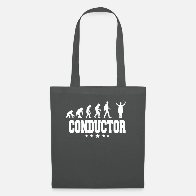 évolution du chef d'orchestre - Sac en tissu - gris graphite